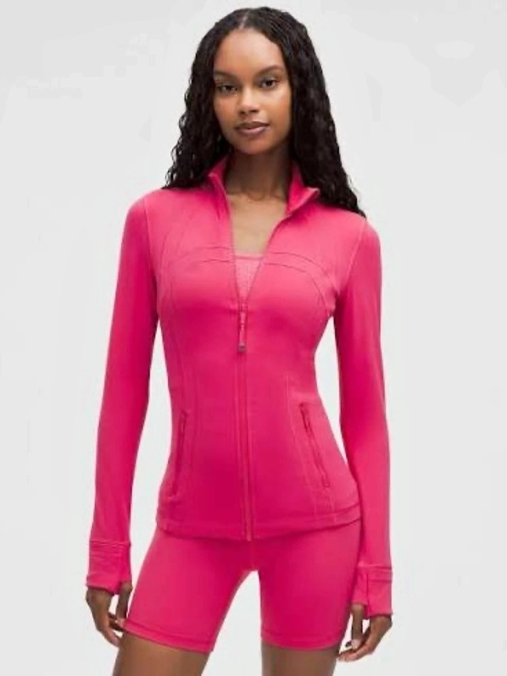 lululemon athletica Define Jacket Pink Athletic Zip Jacket